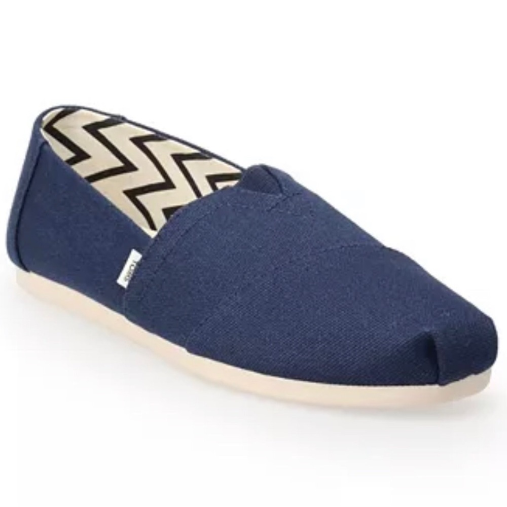 TOMS Women's Alpargata Shoes Size 11 Navy Blue NEW